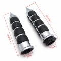 Chromed Spike Rubber 1 Handlebar Grips For Kawasaki Nomad 1500 Fi Drifer Classic Mean Streak 800 1600 Vulcan 2000 B01bn0nxou
