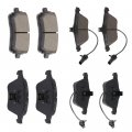 Ceramic Brakes Pads Ocpty Quick Stop Front Rear Brake Pad Fit For 2005-2011 Audi A6 Quattro 2004-2009 S4
