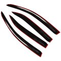 Side Window Deflectors Rain Guards 4 Piece Set For 2009 2013 Toyota Corolla Smoke Tinted Acrylic Wind Visor Replacement 