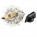 Uxcell 3p11t Pole 11 Throw 3 Deck Band Channel Rotary Switch Selector With Knob