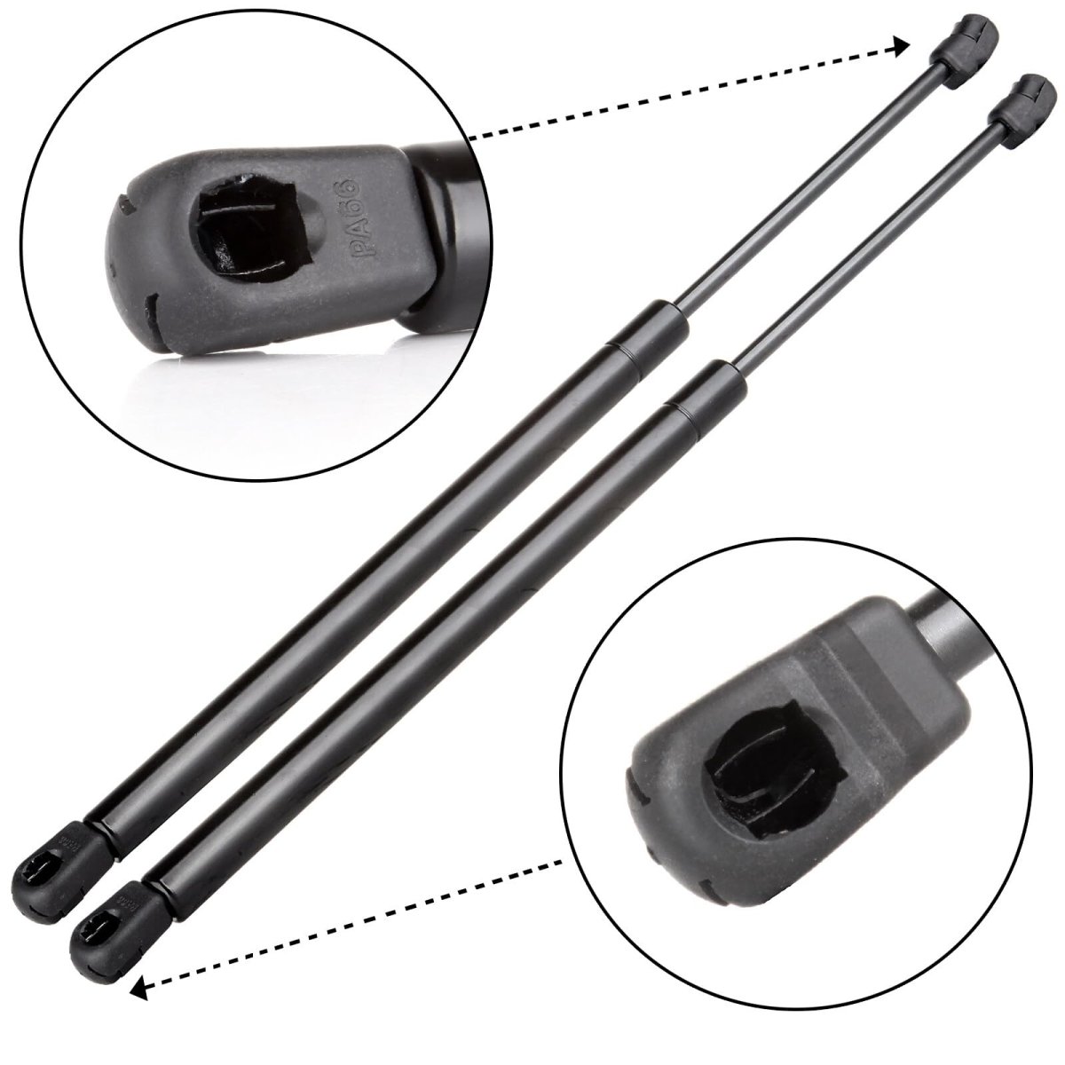 Window Glass Lift Supports Gas Spring Struts 18 2 In For Ford Escape 2001 2007 And Mercury Mariner 2005 Part 4369 Lsc 0132