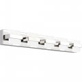 Solfart Dimmable Modern Bathroom Vanity Lights 5 Led Over Mirror Fixture Acrylic Stainless Steel Wall Light 
