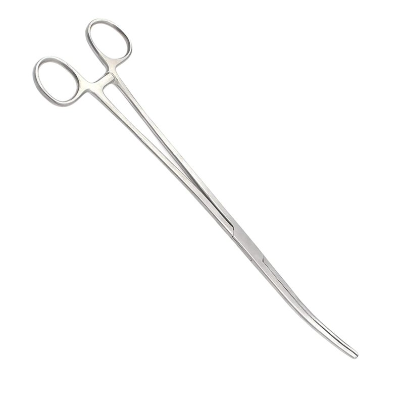 12 Fishing Hemostat Forceps Locking Clamps Stainless Steel Curved