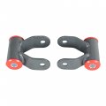 Pair 2 Rear Drop Lowering Steel Shackles Kit Replacement For 2002-2008 1500 4x2 4x4