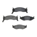 Front Brake Pads For Plymouth Sundance 1991 1992 1993 1994 Semi Metallic Friction Bonded Attachment Included Shims Sold As Set 