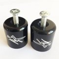 Motorcycle Hand Bar Ends For Suzuki Gsxr 600 750 1000 1100 Hayabusa Gsx1300 R 1999-2012 Blk