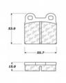 C-tek 102 00300 Semi Metallic Disc Brake Pads For Alfa Romeo Alfetta Berlina Duetto Gtc Gtv Spider Rear Automotive Replacement 