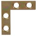 The Hillman Group 852199 1-1 2 X 3 8 Flat Corner Iron Zinc Yellow Dichromate 4-pack 