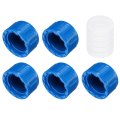 5pcs 1 2 Inch Pt Female Thread Pvc Pipe Fitting Cap Cleanout Water Drain End Caps Plug Socket Fittings With Gasket For Heater 
