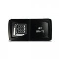 Ch4x4 Rocker Switch V2 Led Lights Symbol 2 Horizontal Blue