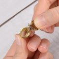 Uxcell Spring Grease Oil Cup Cap M12x1 25 Male Thread Copper Machine Parts 4pcs