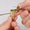 Uxcell Spring Grease Oil Cup Cap M12x1 25 Male Thread Copper Machine Parts 4pcs