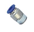 Mettleair Mtcr 4-n01-1 Pk Push To Connect Straight Male Round Fitting 4 Mm Od 1 8 Npt 