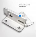 Esupport Flip Door Sliding Latch Stainless Steel Bar Gate Latches Left For Safety Barn Double Bolt Lock Pack Of 4