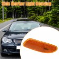 Uxcell Car Markers Accessories Side Marker Light Housing Turn Signal Lamp Cover Assembly No A2038200721 A2038200821 For