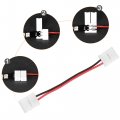 Uxcell 2 Pin 8mm Solderless Strip To Jumper Cable For 3528 2835 Single Color Led Lights 10pcs
