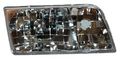 Right Headlight Assembly For 1998 To 2011 Ford Crown Victoria Halogen Light Source Waterproof Plastic Lens Part Number 