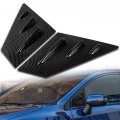 Eparts Abs Plastic 2pcs Carbon Style Quarter Side Window Louver Sun Shade Cover For 2015 2016 2017 2018 2019 2020 2021 Subaru 