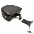 Httmt Sbb043-i- Black Driver Backrest Easy On Off Studded Compatible With H-d 2018-up Heritage Softail