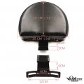 Httmt Sbb043-i- Black Driver Backrest Easy On Off Studded Compatible With H-d 2018-up Heritage Softail