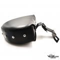 Httmt Sbb043-i- Black Driver Backrest Easy On Off Studded Compatible With H-d 2018-up Heritage Softail