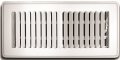 Truaire Stamped Face Floor Register 2 In X 10 White 