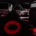 5 Meter 16ft Neon El Wire String Strip Red Cold Light Glow For Car Interior Decoration