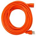 Master Electrician 02309me Orange 100-feet Round Vinyl Extension Cord Outdoor Indoor 