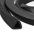U Channel Edge Trim 16 4ft Length Rubber Guard Seal Strip Protector Flat Type Fit For 10mm 9 W X 15 32 H Black 