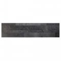 Aspect Peel And Stick Stone Overlay Kitchen Backsplash Charcoal Slate 5 9 X 23 6 1 8 Panel Approx Sq Ft Easy Diy Tile 
