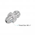 Uxcell 2pcs Metric 316 Stainless Steel Straight Grease Fitting M6 X 1mm Thread Hydraulic Accessories