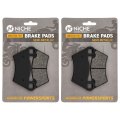 Niche Front Left Right Brake Caliper Pad Set For 2010-2015 Polaris Ranger Etx 400 500 570 800