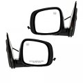 Partomotive For 08-19 Grand Caravan Rear View Door Mirror Power Heat Manual Folding Pair Set 