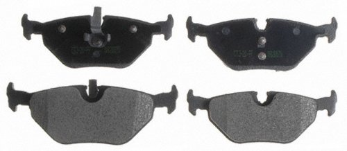 Raybestos Sgd763m Service Grade Semi-metallic Disc Brake Pad Set