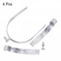 Uxcell 6-1 2 Emt Strut Clamps Steel For Rigid Conduit And Pipe 4pcs Universal With Bolt Nut