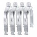 Uxcell 6-1 2 Emt Strut Clamps Steel For Rigid Conduit And Pipe 4pcs Universal With Bolt Nut