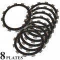 Caltric Clutch Friction Plate Compatible With Suzuki Gsf600s Gsf-600s Bandit 600 1996-2004 8 Plates