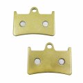 Front Disc Brake Pad Set For Xt 1200 Z Super Tenere Fjr 1300 R Rc Yzf R1 And R6 Gold Brass Alloy Ceramic Pads