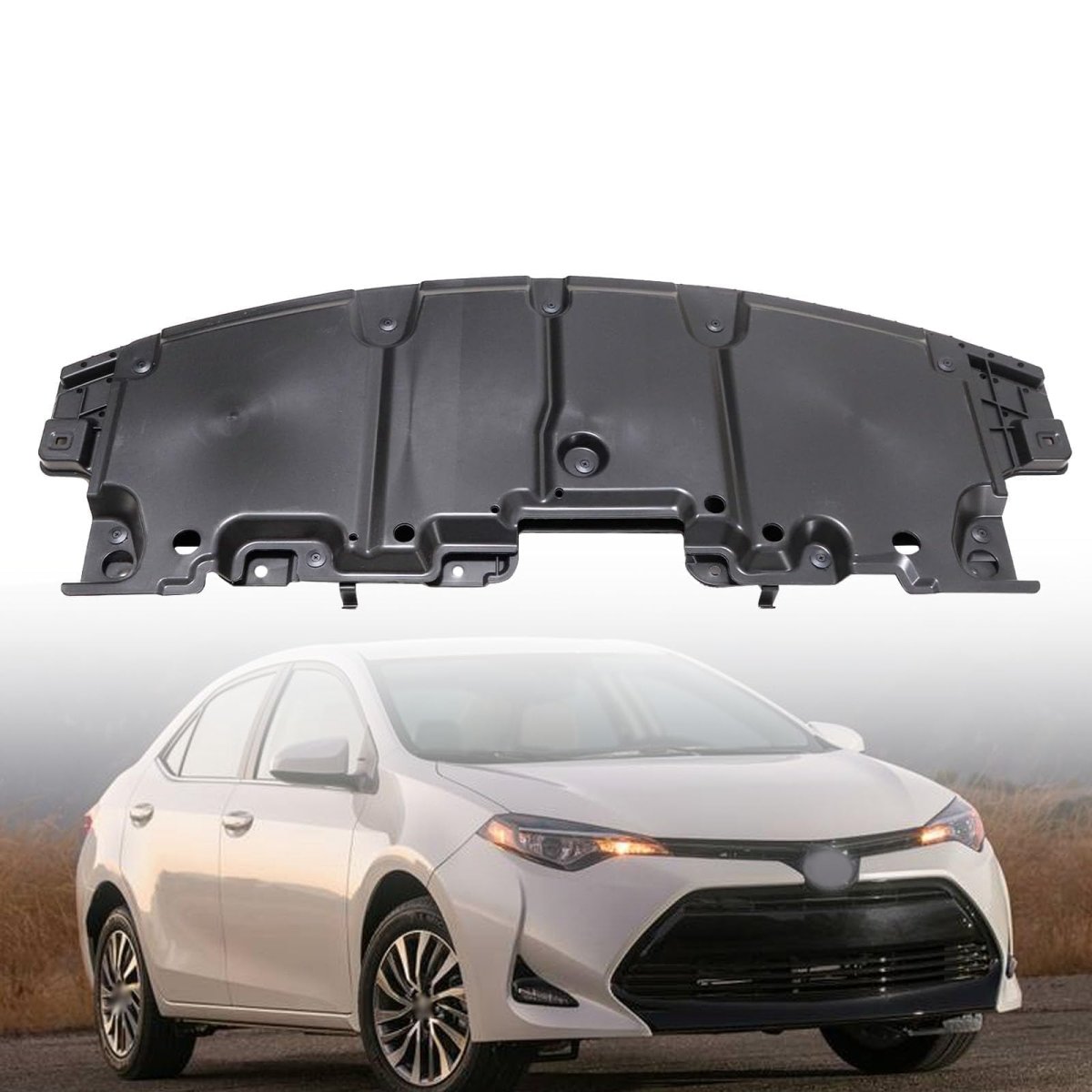 Engine Splash Shield Front Bumper For Toyota Corolla 2017 2018 2019 Replace 5260102120 To1228215 14414298