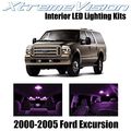 Xtremevision Ford Excursion 2000-2005 12 Pieces Pink Premium Interior Led Kit Package Installation Tool 