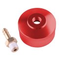 Red Extended Run Fuel Gas Tank Cap With Hose Connector Compatible For Honda Generator Eu2000i Eu1000i
