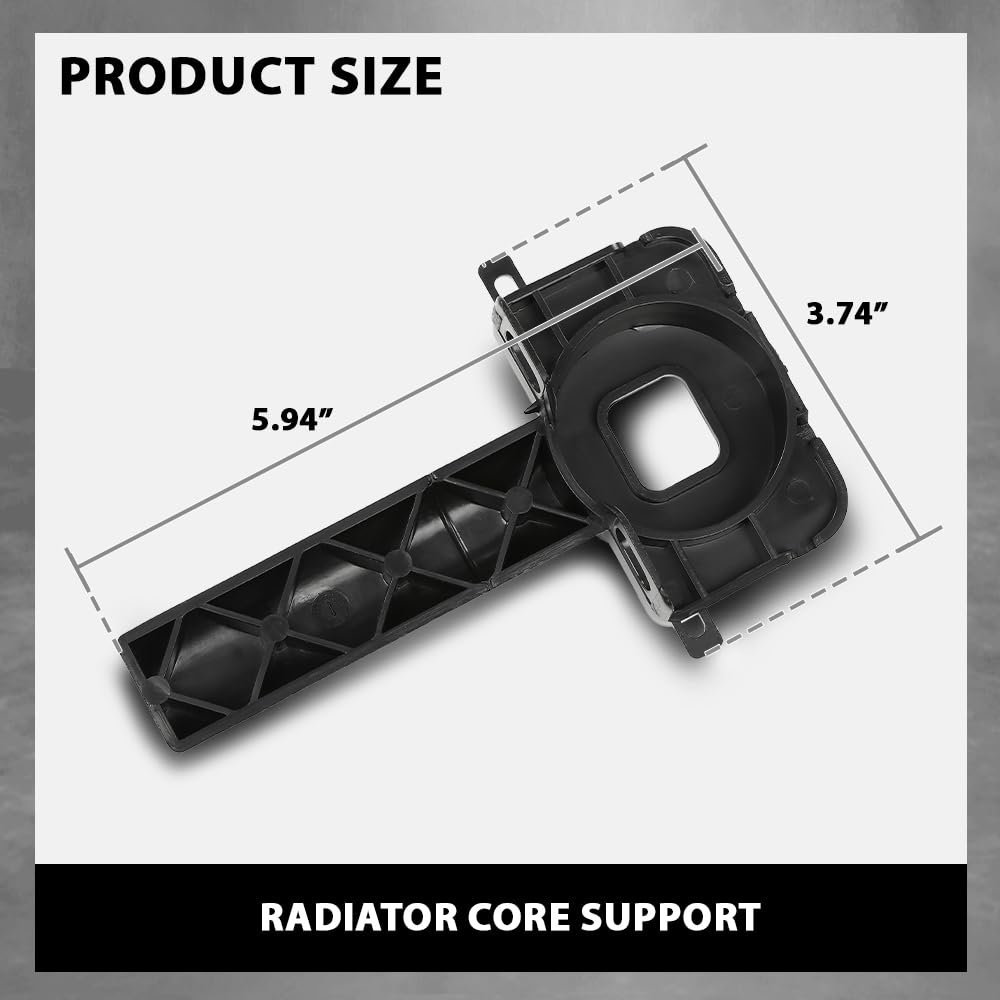 G-plus Lower Radiator Core Support Mount Bracket Holder Compatible With Audi A6 A7 2012-2018 4g0805201 4g0-805-201