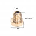Uxcell Push Button Grease Oil Cup M6x1 Stainless Steel For Lubrication System 4pcs