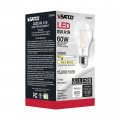 Satco 6 Pack Dimmable Led Filament Lamps S12415 High Lumens 8 Watt A19 Clear Medium Base 3000k 90 Cri 120 Volt For Use At