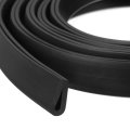 U Channel Edge Trim 13 1ft Length Rubber Guard Seal Strip Protector Round Type Fit For 1 5-2mm 3 16 W X 7 H Black 