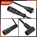 A-premium Ignition Spark Plug Wires Set Of 14 Compatible With Jaguar Xj12 1989-1992 1994-1996 Xjrs 1993 Xjs 1994-1995