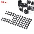 Fsfy 80pcs 45785 Metal Bobbins For Sewing Machine Craft Replacement Singer Featherweight 221 301