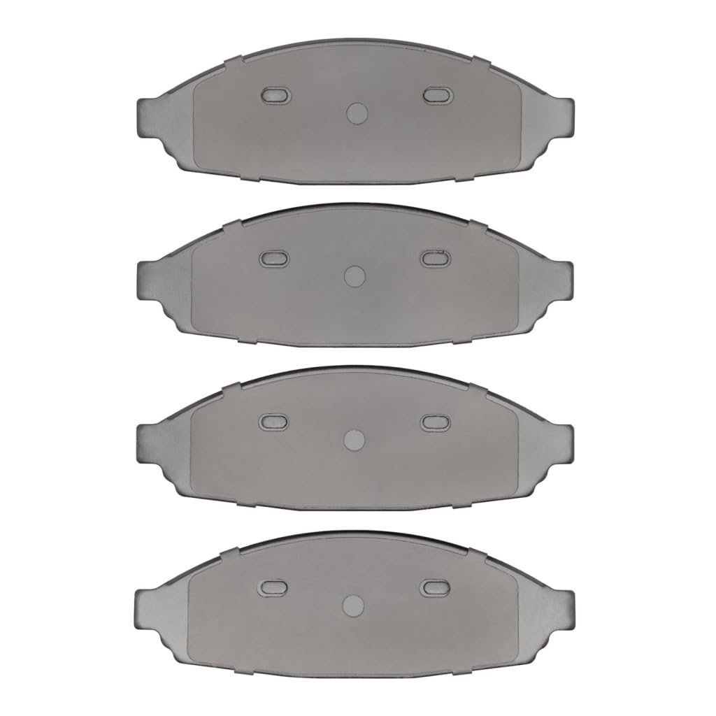 Disc Brake Pads For Mercury Marauder 2003 2004 Semi Metallic Friction 0 65 Inner Thickness 2 42 In Outer Height Front Position