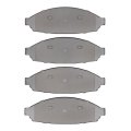 Disc Brake Pads For Mercury Marauder 2003 2004 Semi Metallic Friction 0 65 Inner Thickness 2 42 In Outer Height Front Position