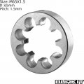 Burkit Metric M64 X Round Threading Die 4 0 Thread Right Hand